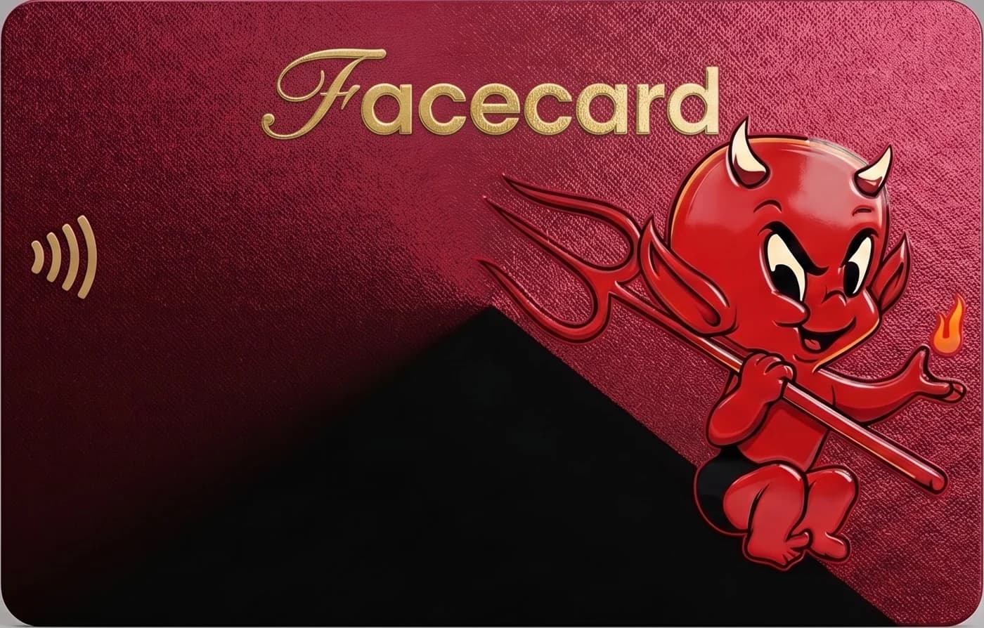 The Devil FaceCard